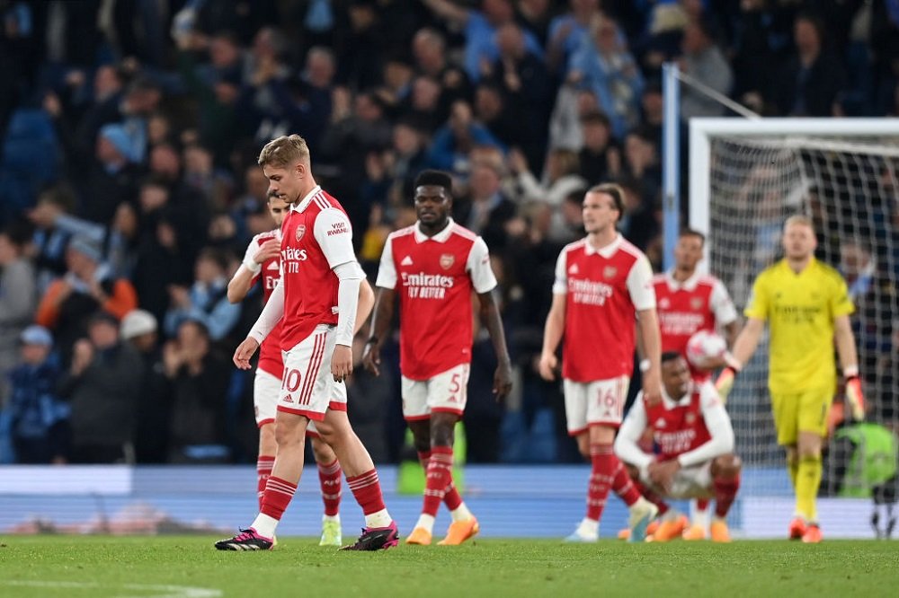 ‘We Are Still Winning The League’ ‘Repeating The Same Mistakes’ Arsenal Fans Lament 4-1 Defeat Against Manchester City On Twitter