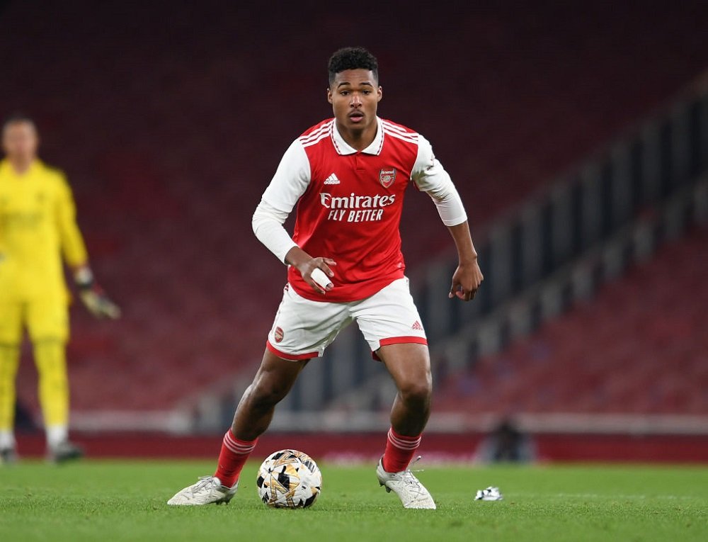 Two Arsenal Academy Stars Pictured In First Team Training As Arteta Runs The Rule Over Youngsters