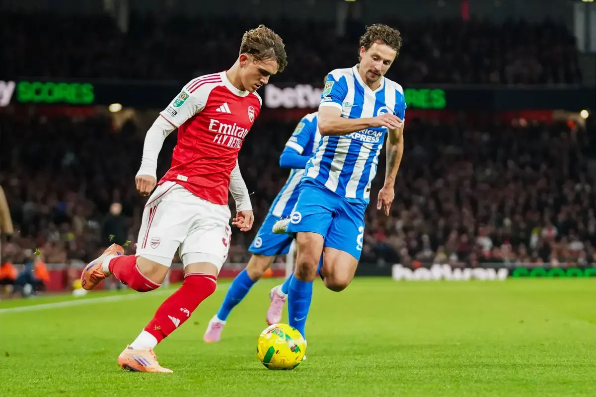 “Our Diamond”, “Balling Out”: Arsenal Fans React After 15-Year-Old Wonderkid Stuns During Brighton Win